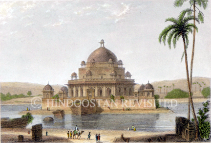/data/Original Prints/Topography Views, City Views, Landscapes/MAUSOLEUM OF THE EMPEROR SHERE SHAH.jpg